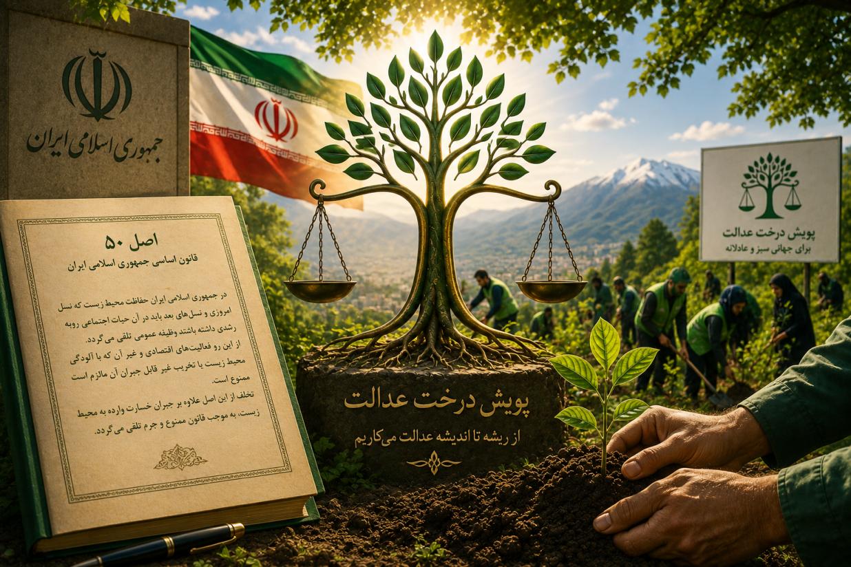 اصل 50 قانون اساسی مبنای راه اندازی پویش درخت عدالت